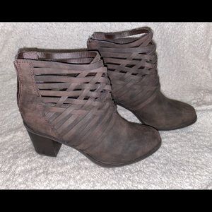 Strappy ankle booties